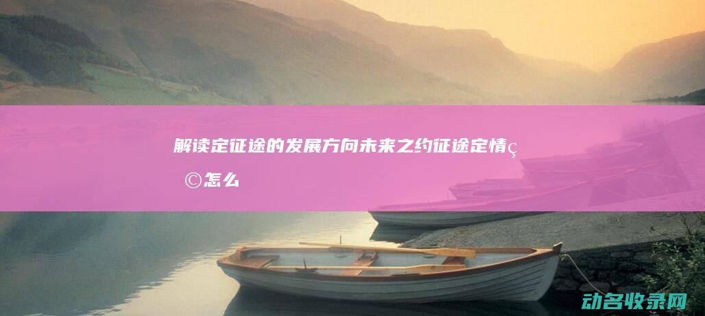 解读定征途的发展方向 未来之约 (征途定情物怎么获得)